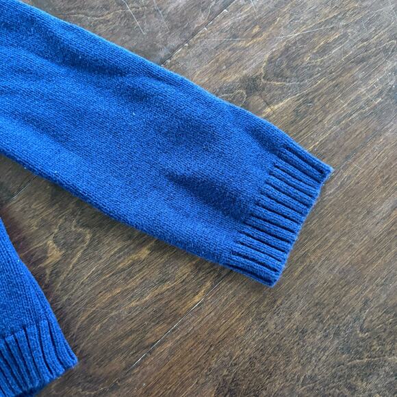 Tommy Bahama Boys Small 5/6 Pullover Quarter Zip Sweater Navy Blue - Picture 5 of 7